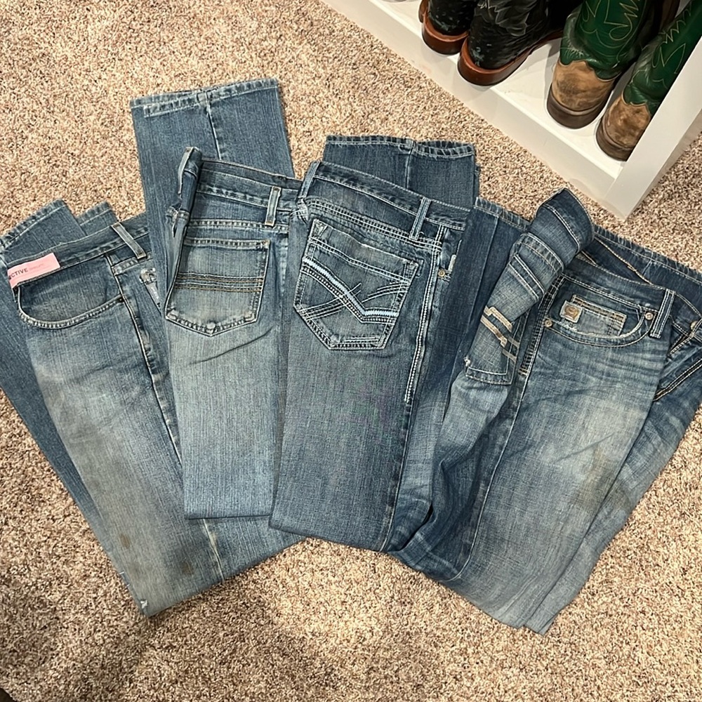 4 pair of 30x34 cinch work jeans